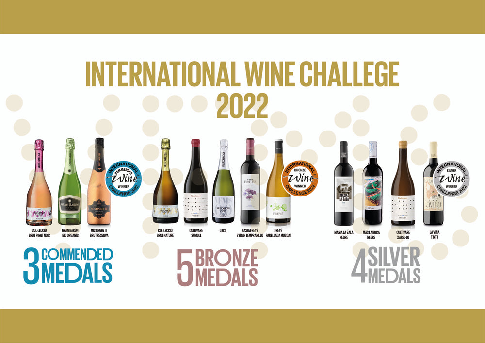 Las medallas de Vallformosa en los International Wine Challenge 2022