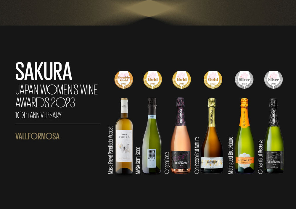 6 medals and a double gold for Vallformosa at the 10th Sakura Awards