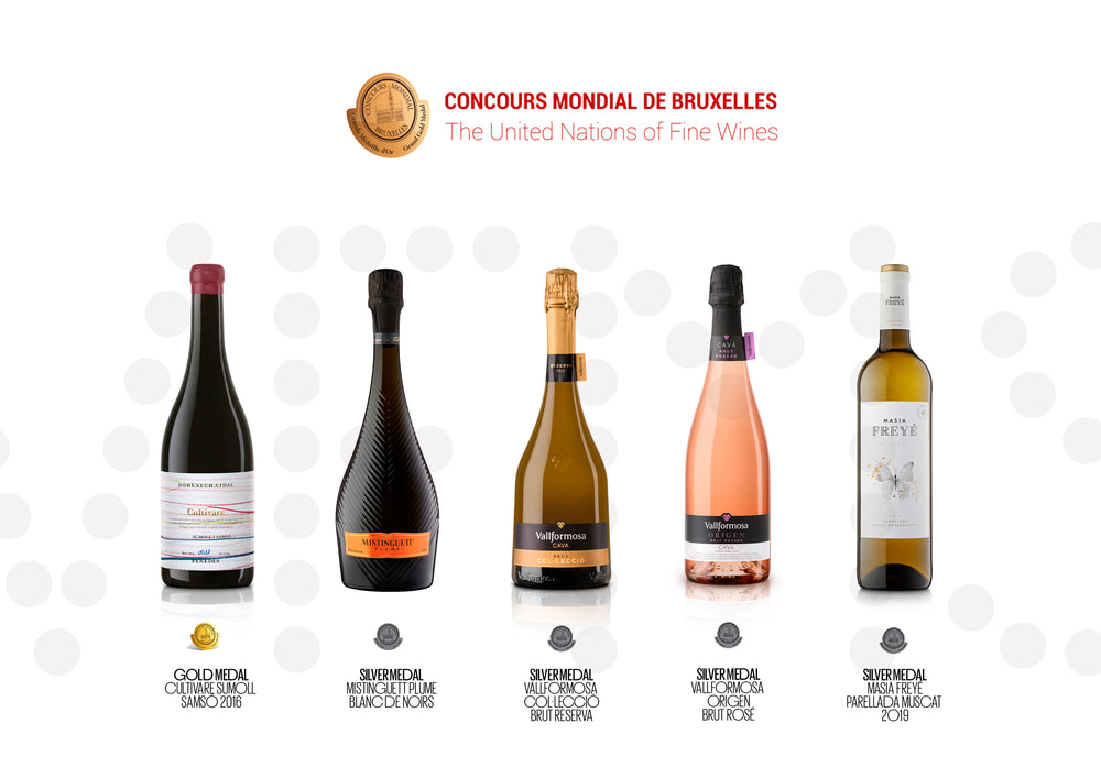 Vallformosa shines with five medals at the ‘Mondial de Bruxelles Concours’