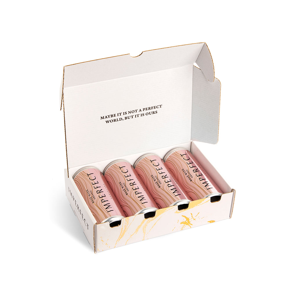 l'IMPERFECT Rosé Orgànic - Pack de 4 llaunes